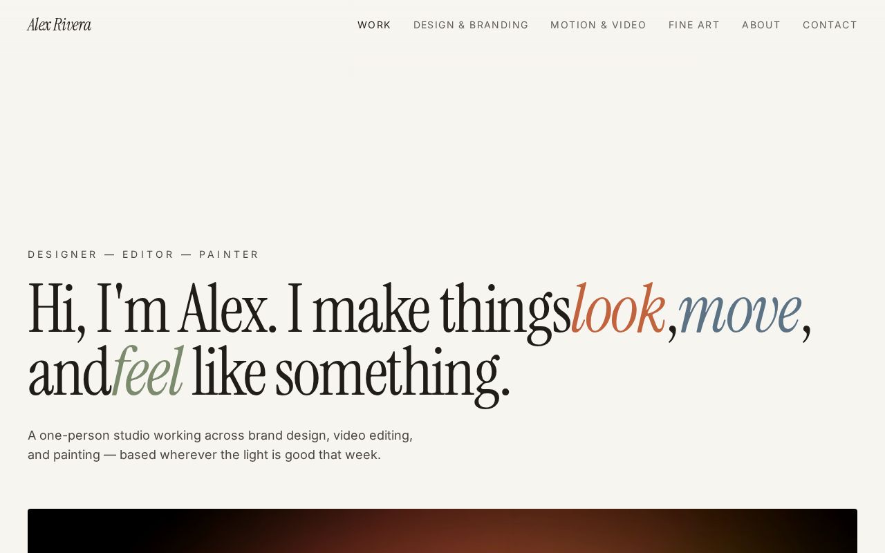 Preview of Alexportfolio
