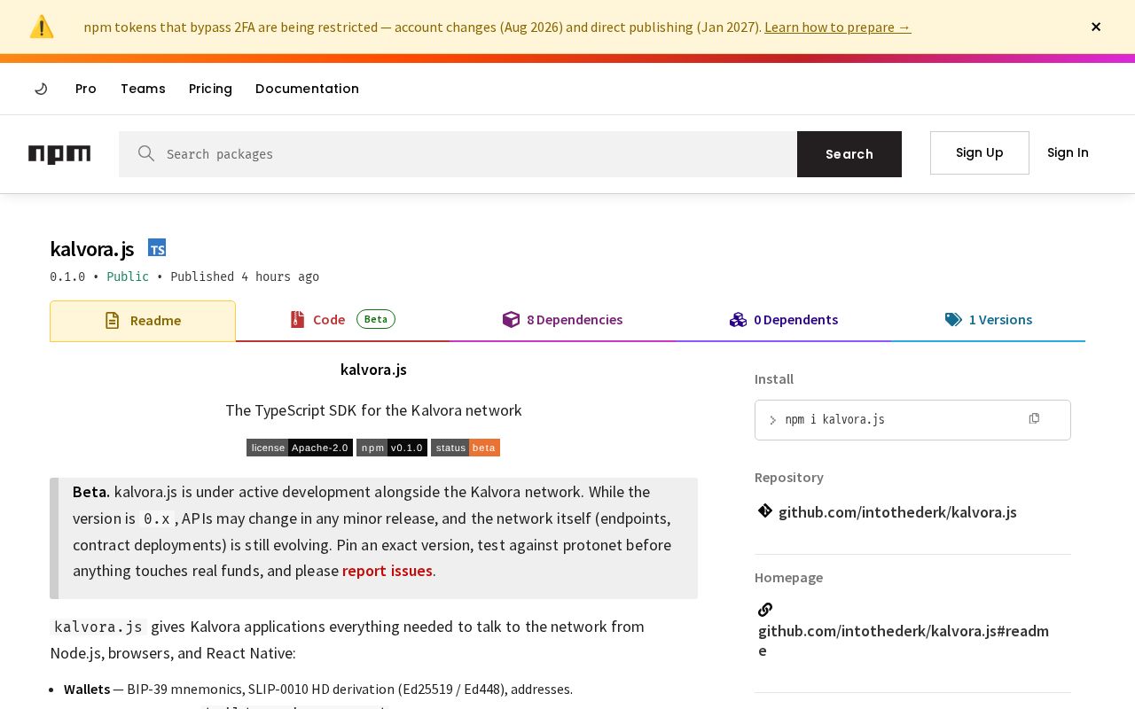Preview of Kalvora Js