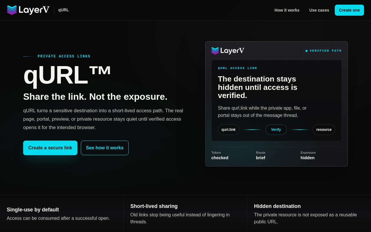 Preview of qURL