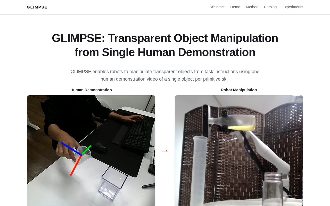 Preview of Glimpse26 Github Io