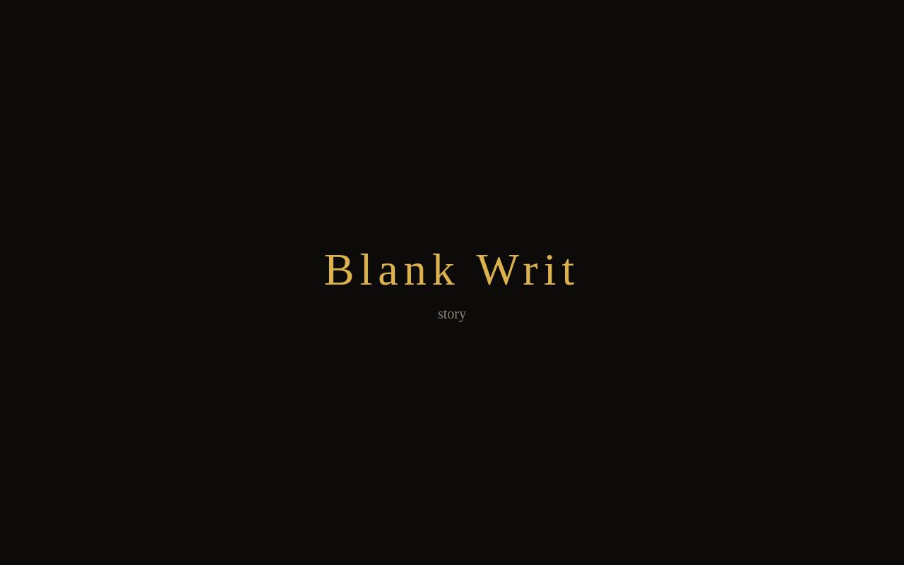 Preview of Blank Writ Threejs