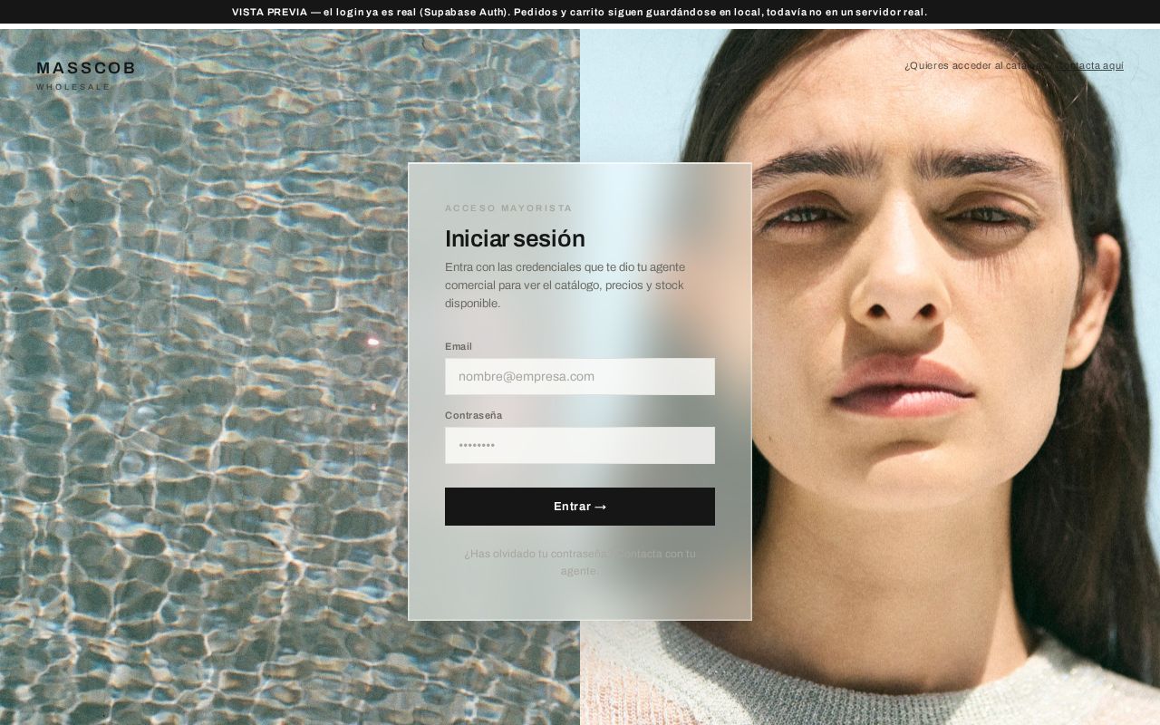 Preview of Ad hoc kind of ecommerce for a clothing brand