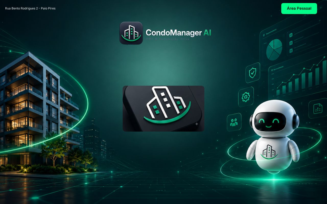 Preview of plataforma de gestão de condominios