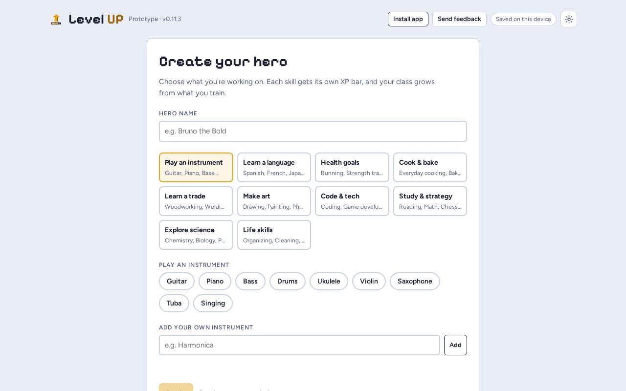 Preview of LevelUP