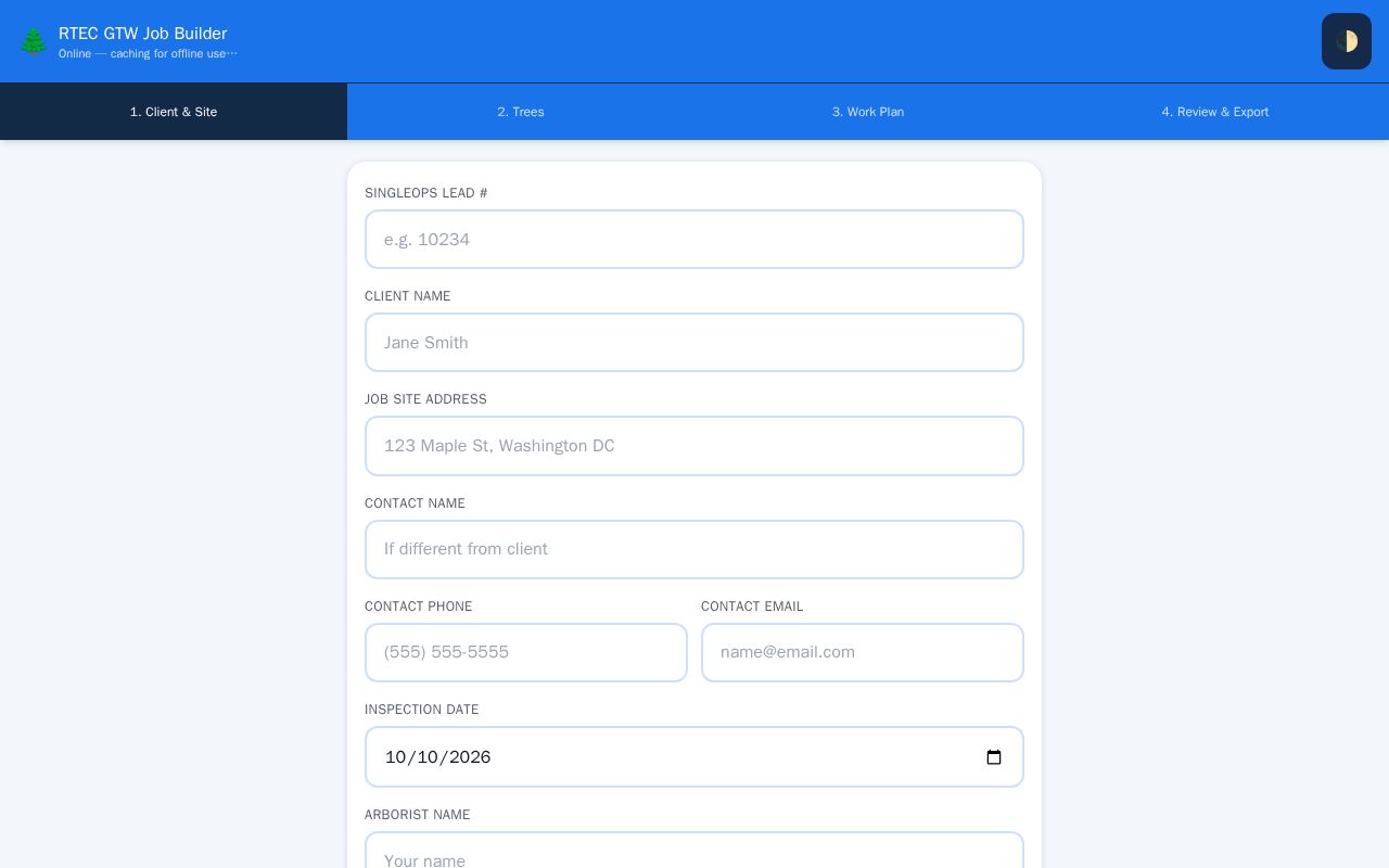 Preview of RTEC GTW Planner