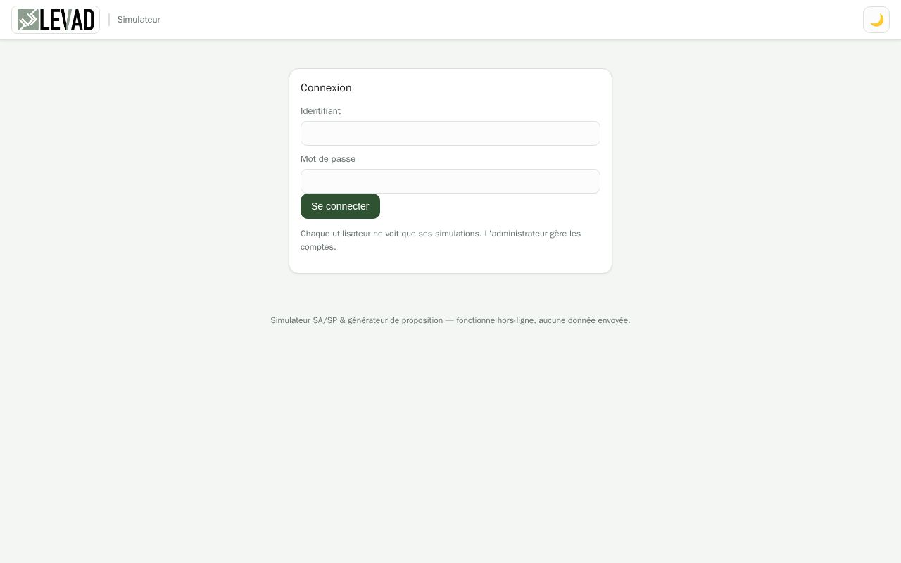 Preview of Levad Simulateur