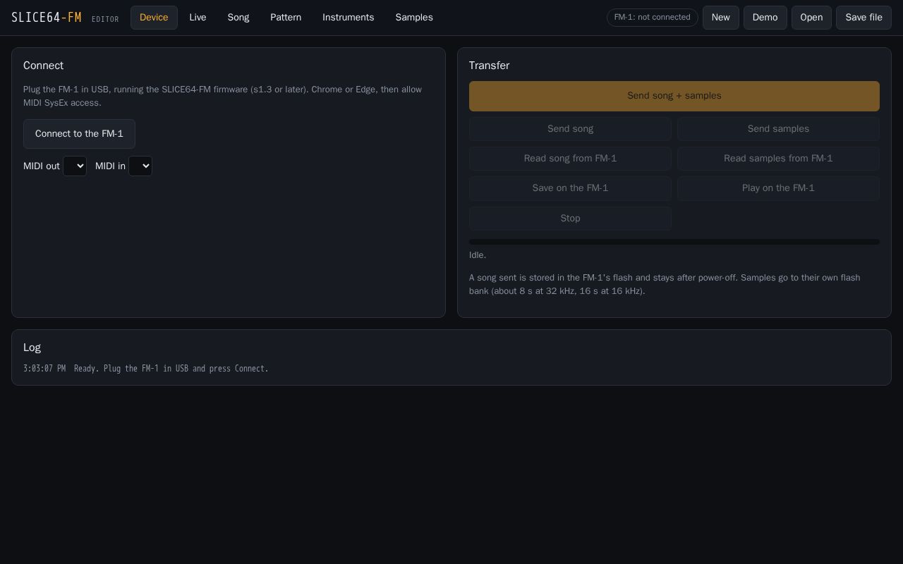 Preview of SLICE64 FM Web