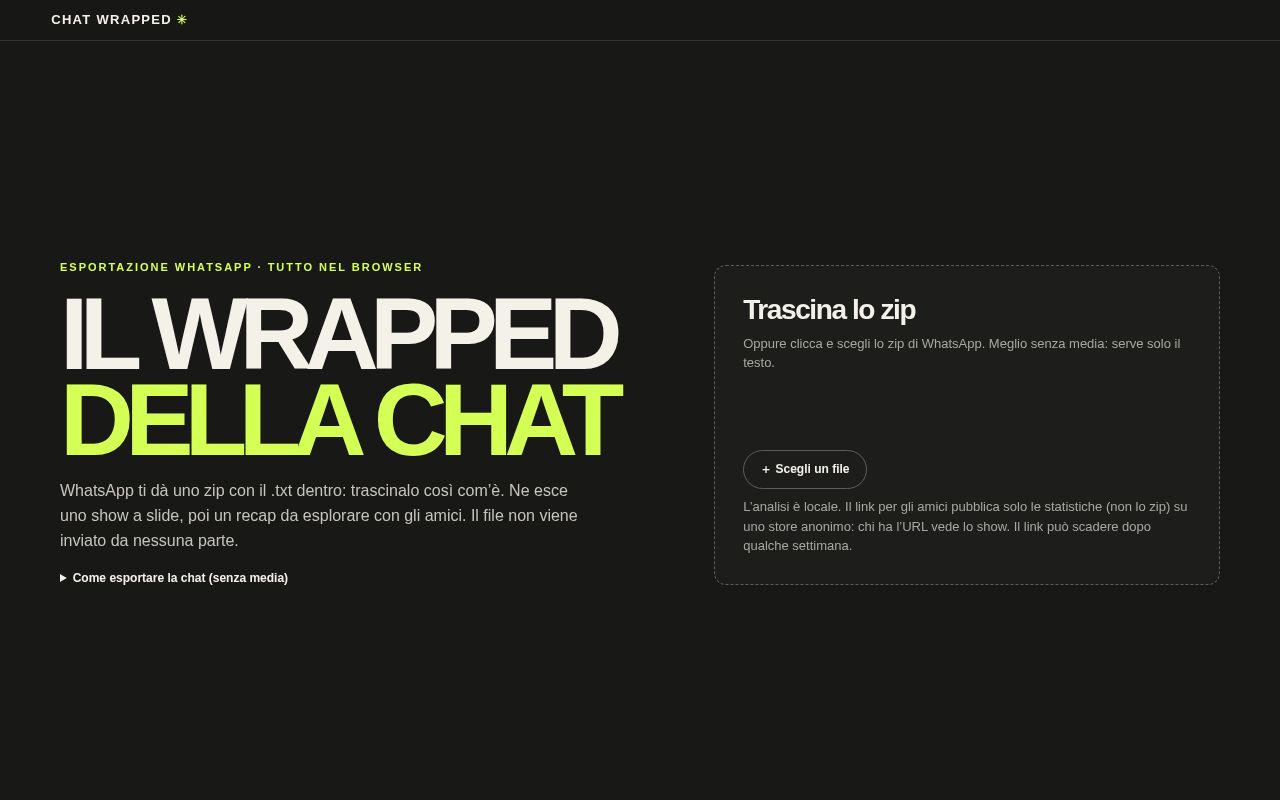 Preview of Chat Wrapped