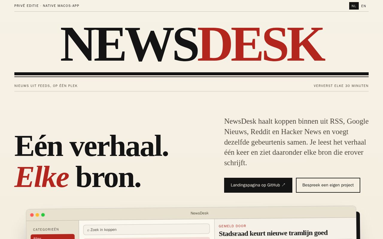 Preview of Newsdesk