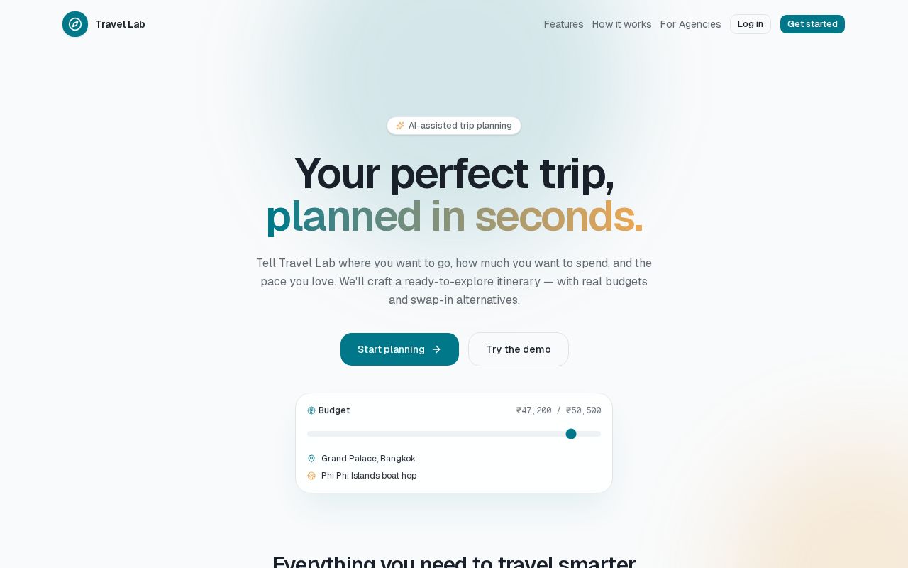 Preview of Travel Lab