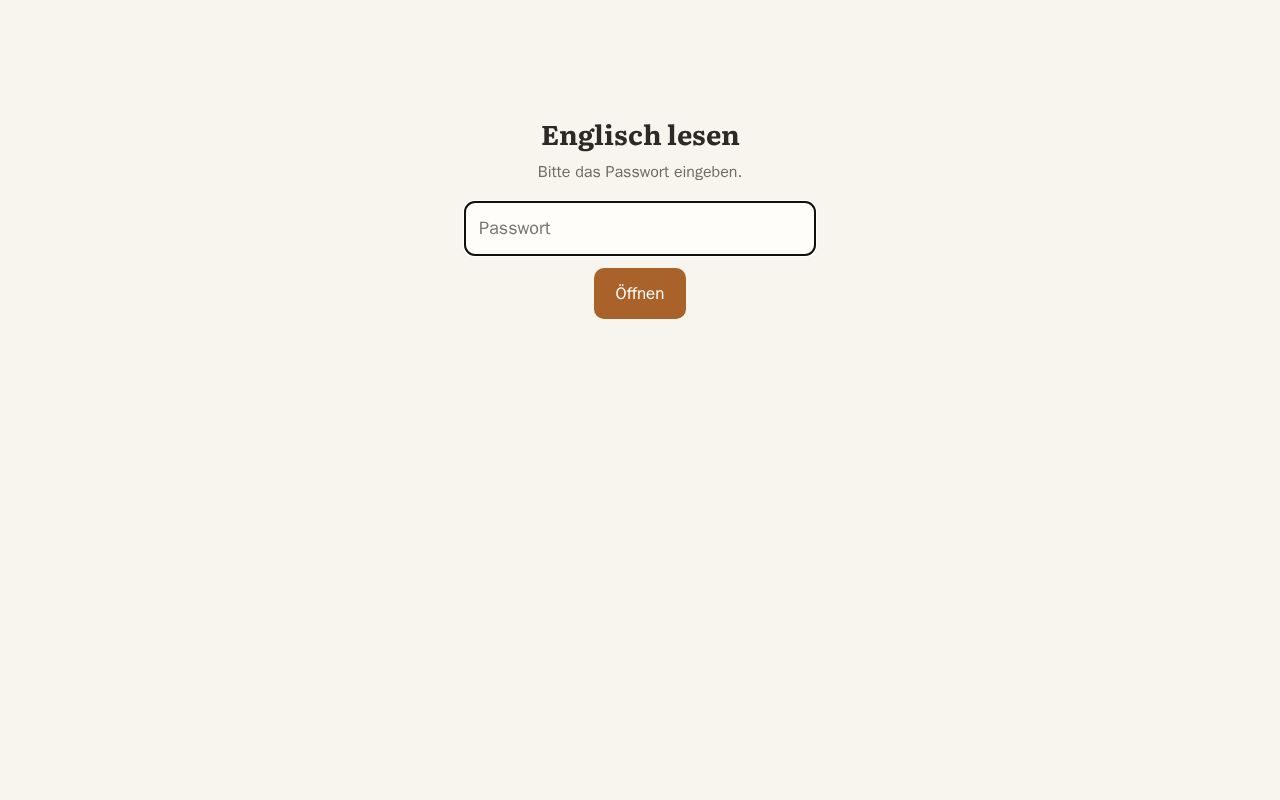 Preview of Englisch Lesen