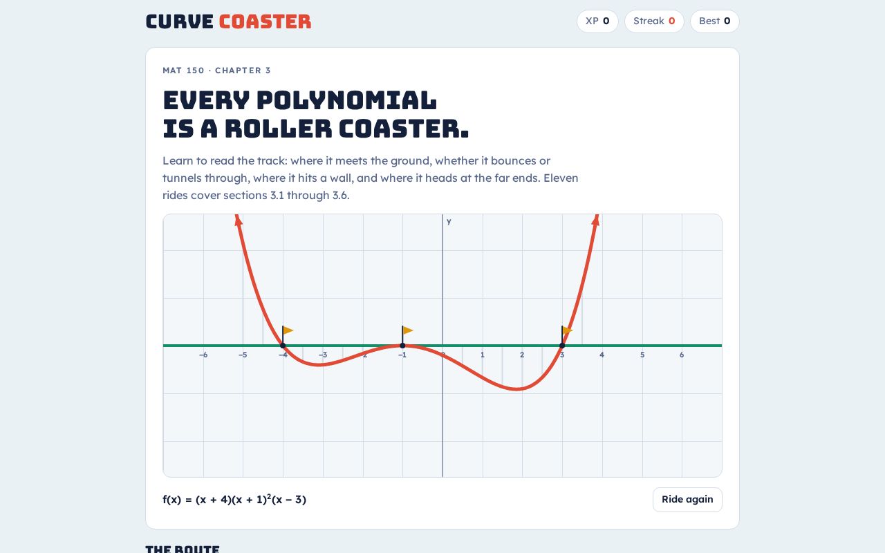 Preview of CurveCoaster
