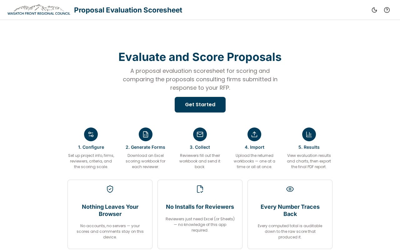 Preview of APP Project Scoresheet