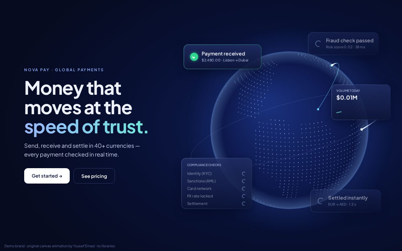 Preview of Novapay Hero