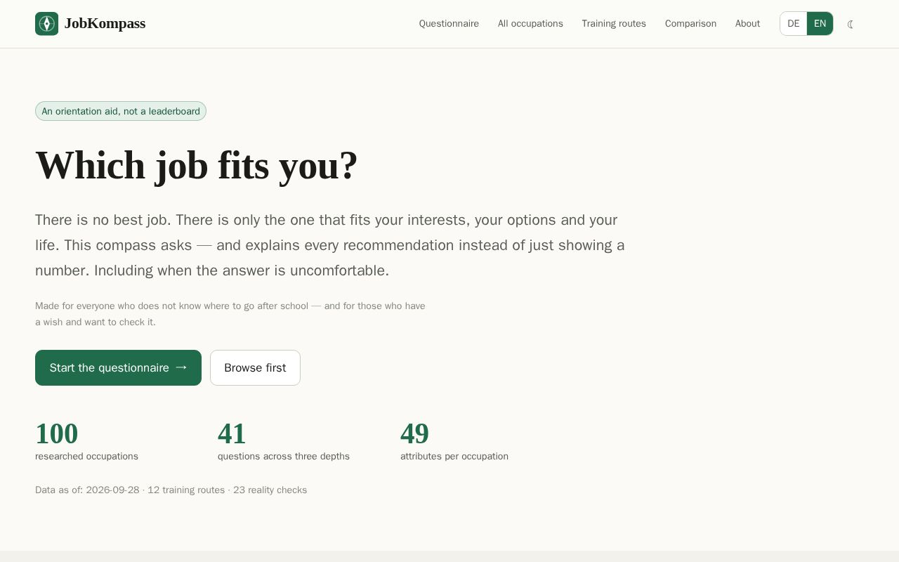 Preview of JobKompass