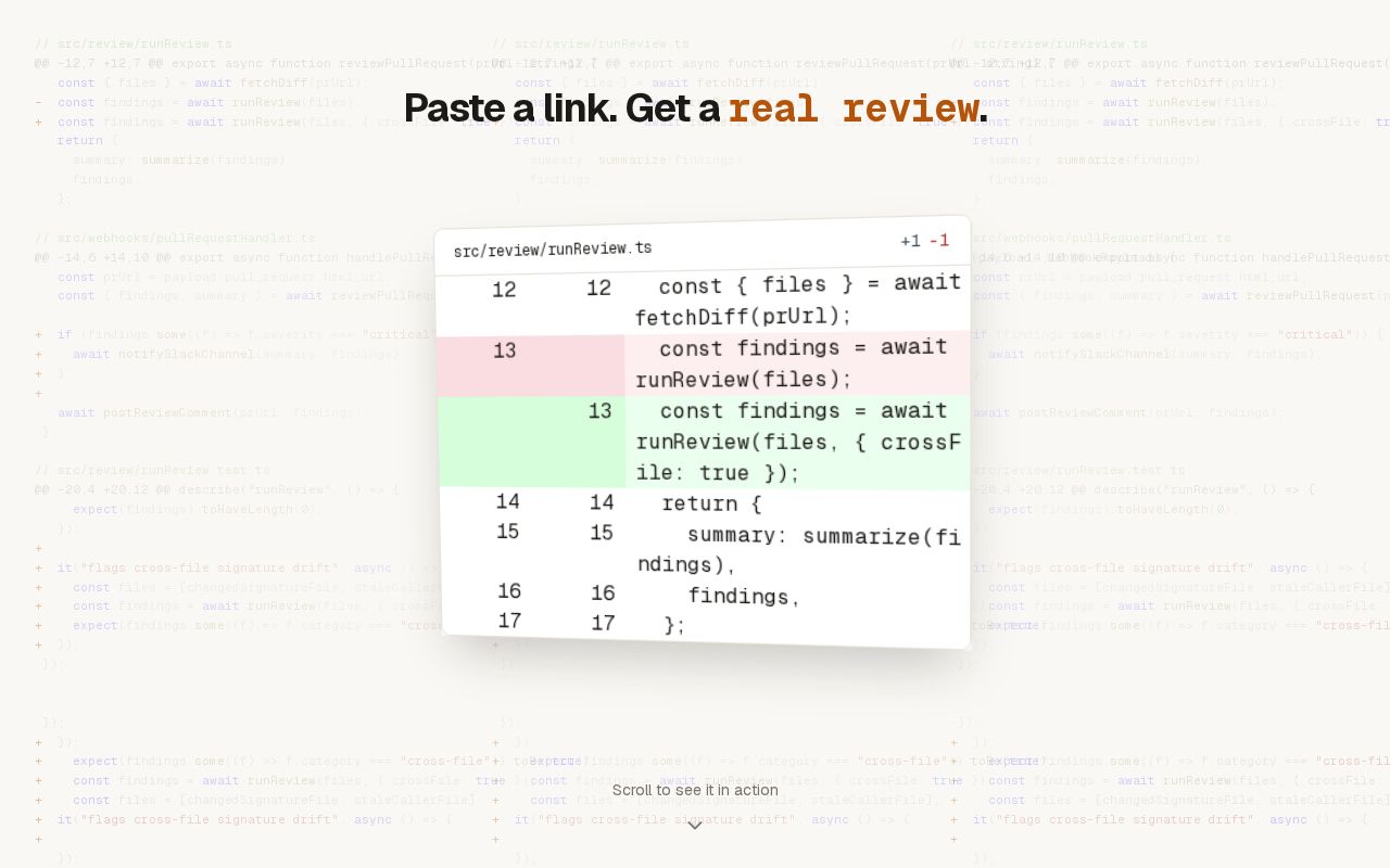 Preview of Code Review Companion