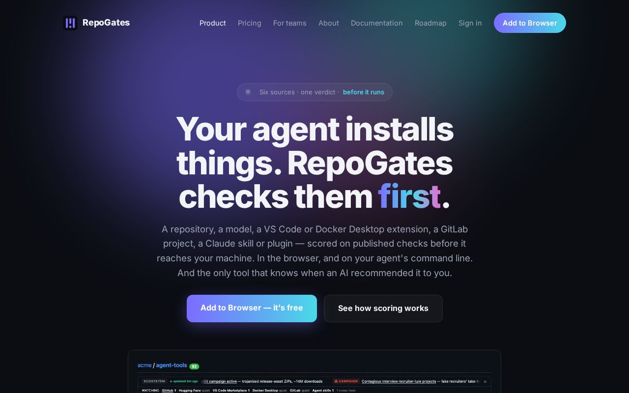 Preview of Repogates Canary