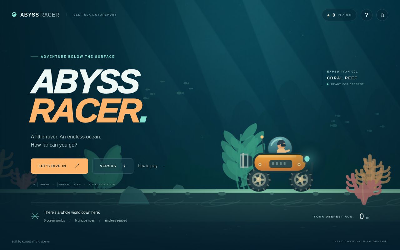 Preview of Abyss Racer: underwater hill-climb racing game