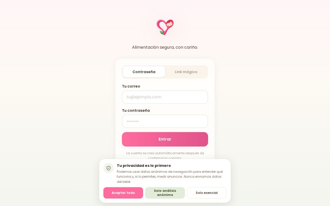 Preview of Nutrimae App