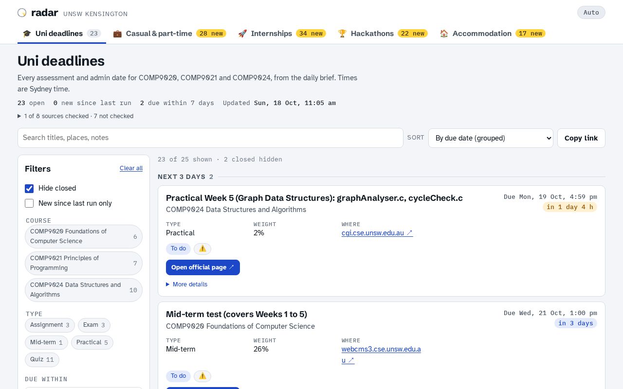 Preview of Radar