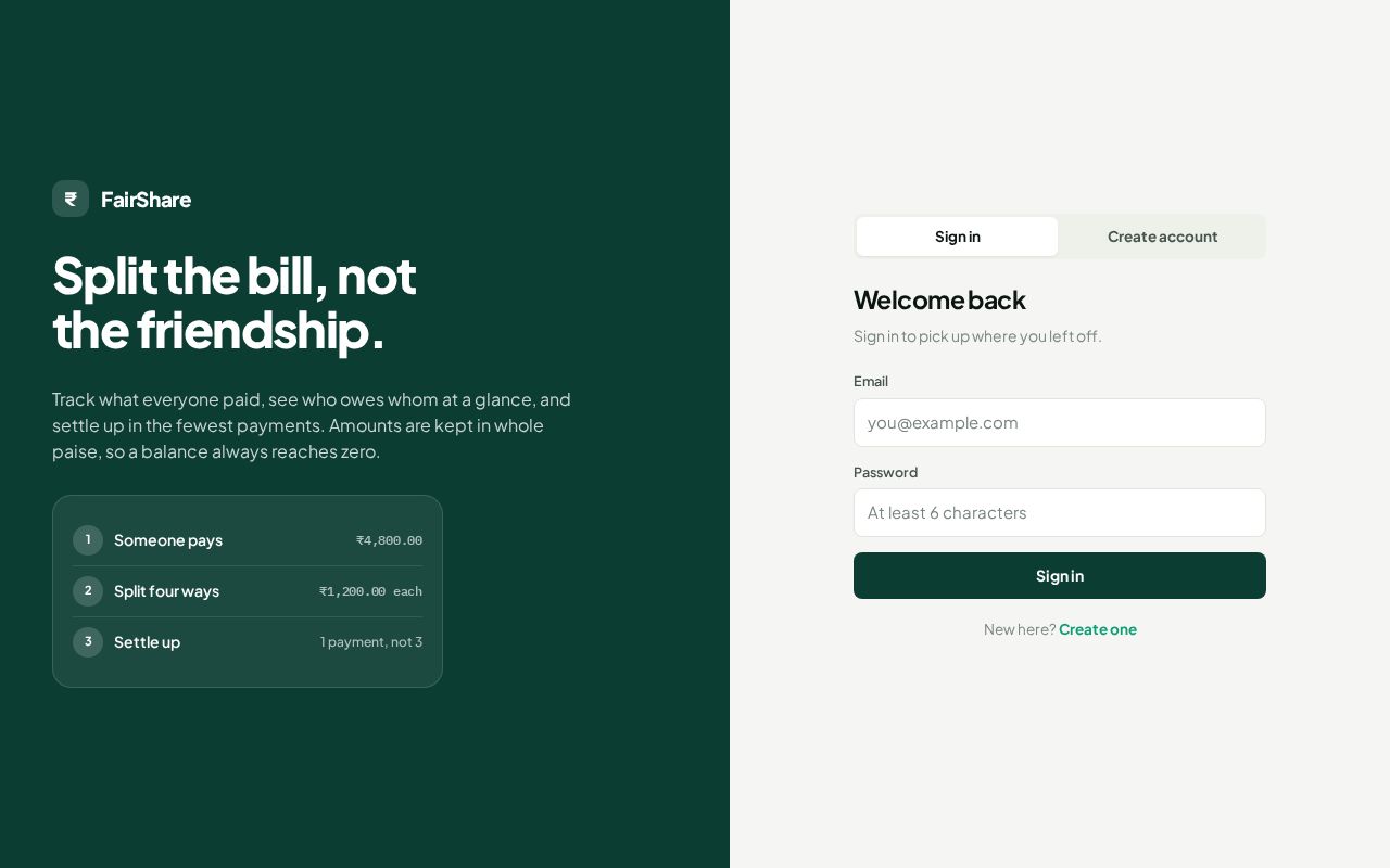 Preview of FairShare