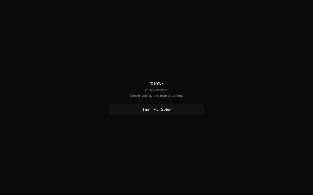 Preview of Run AI coding agents on your own machines. Control them from anywhere.