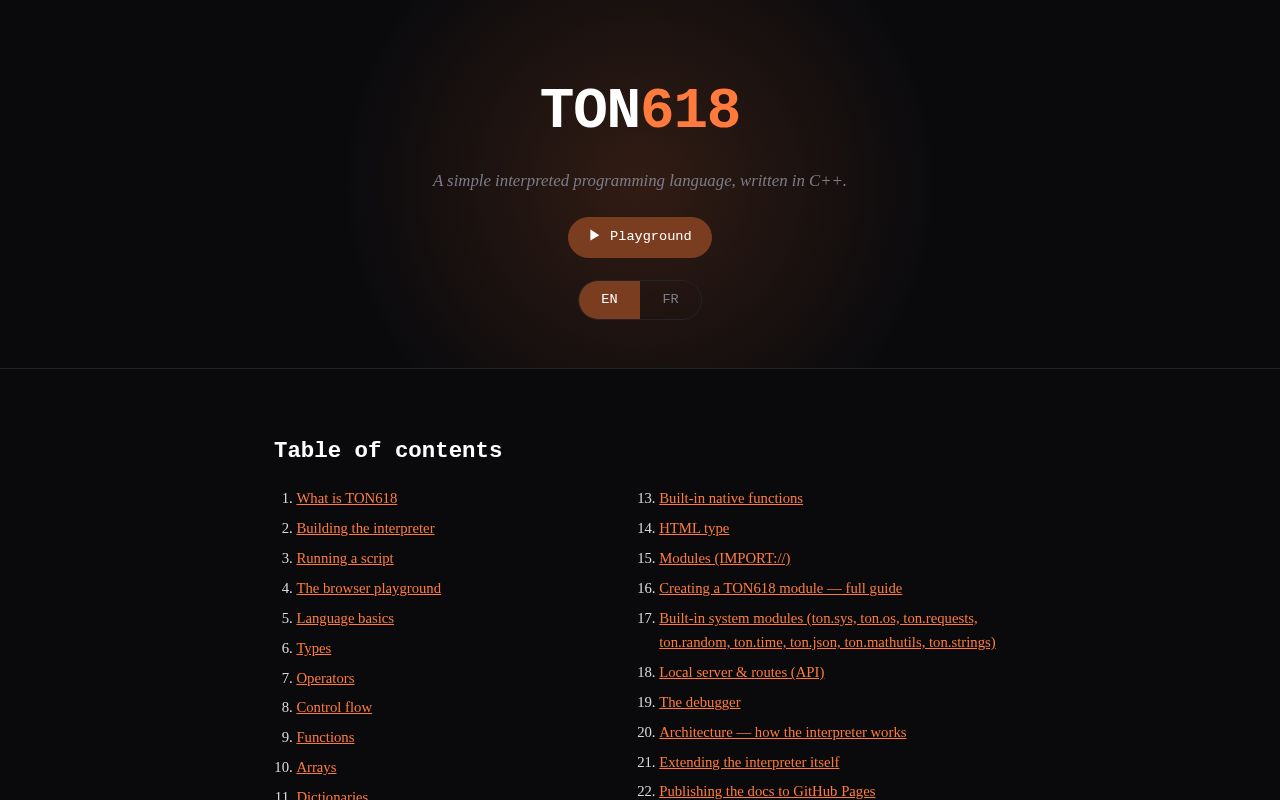 Preview of A programming language created by AI