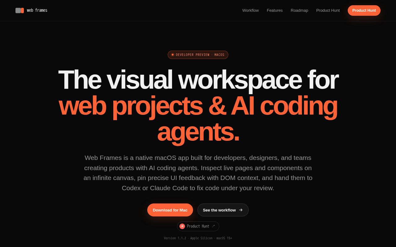 Preview of Webframes