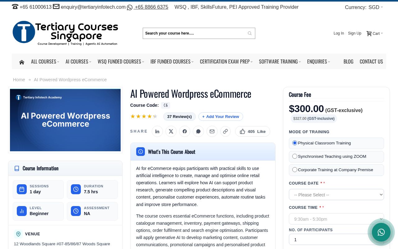 Preview of C6 AI Powered Wordpress ECommerce