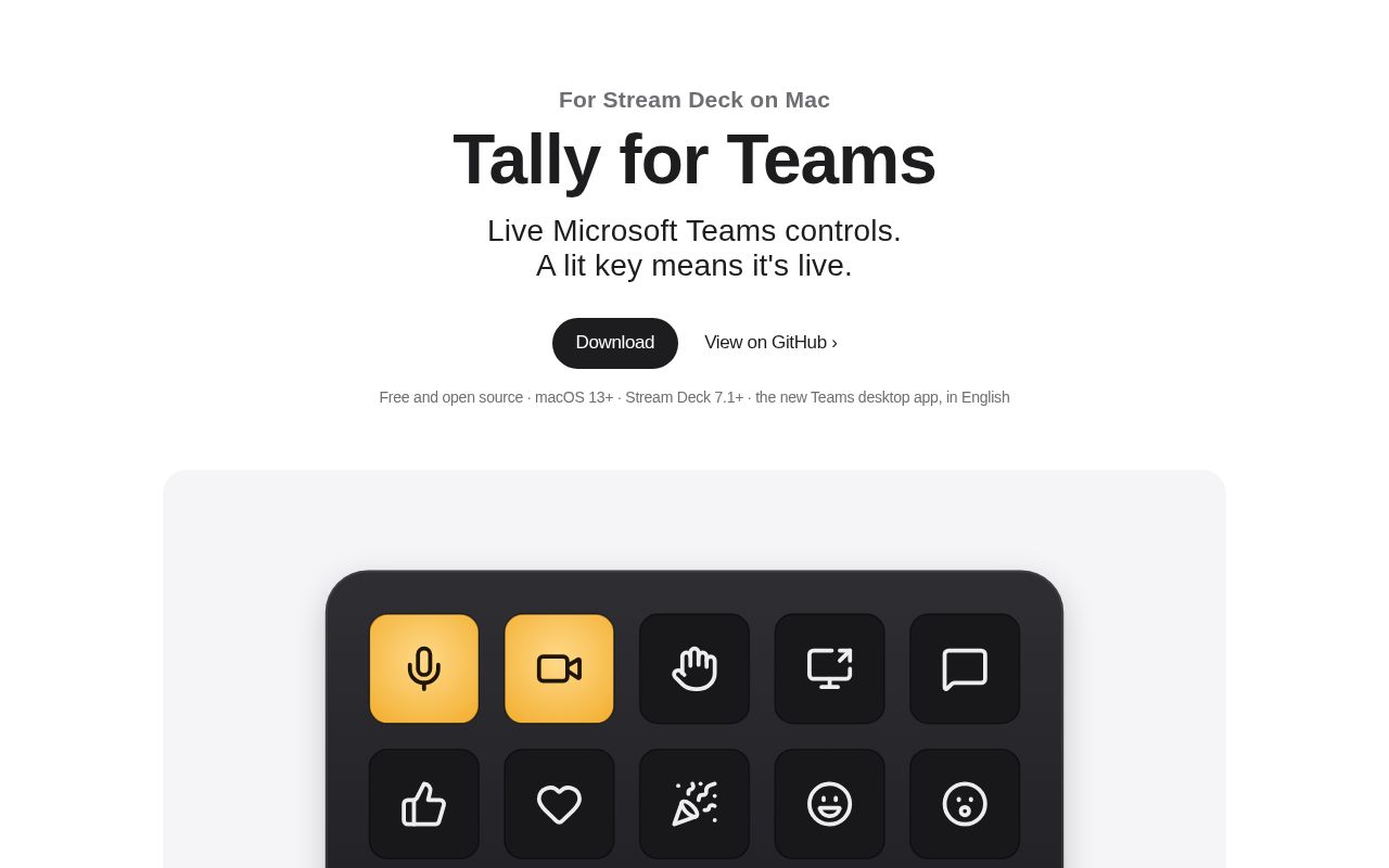 Preview of Tally for Teams