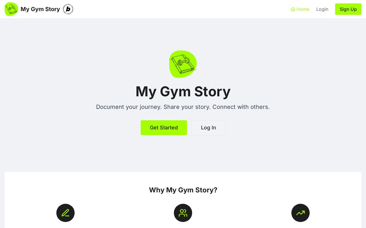 Preview of MyGymStory