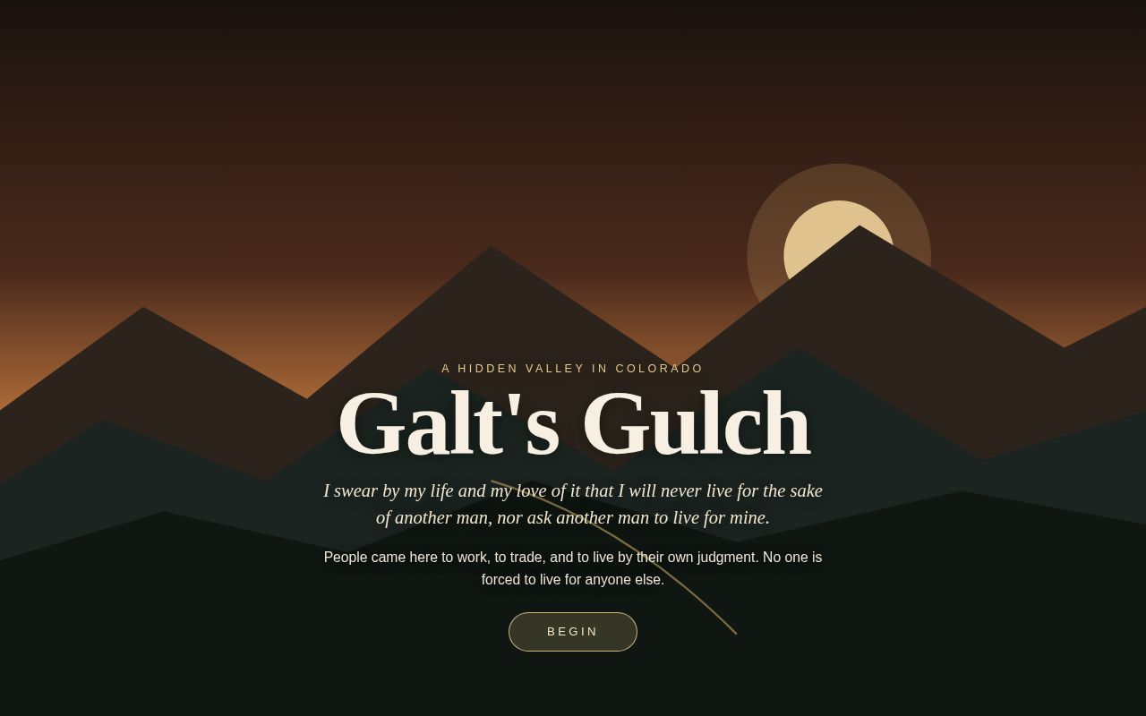 Preview of Galt's Gulch