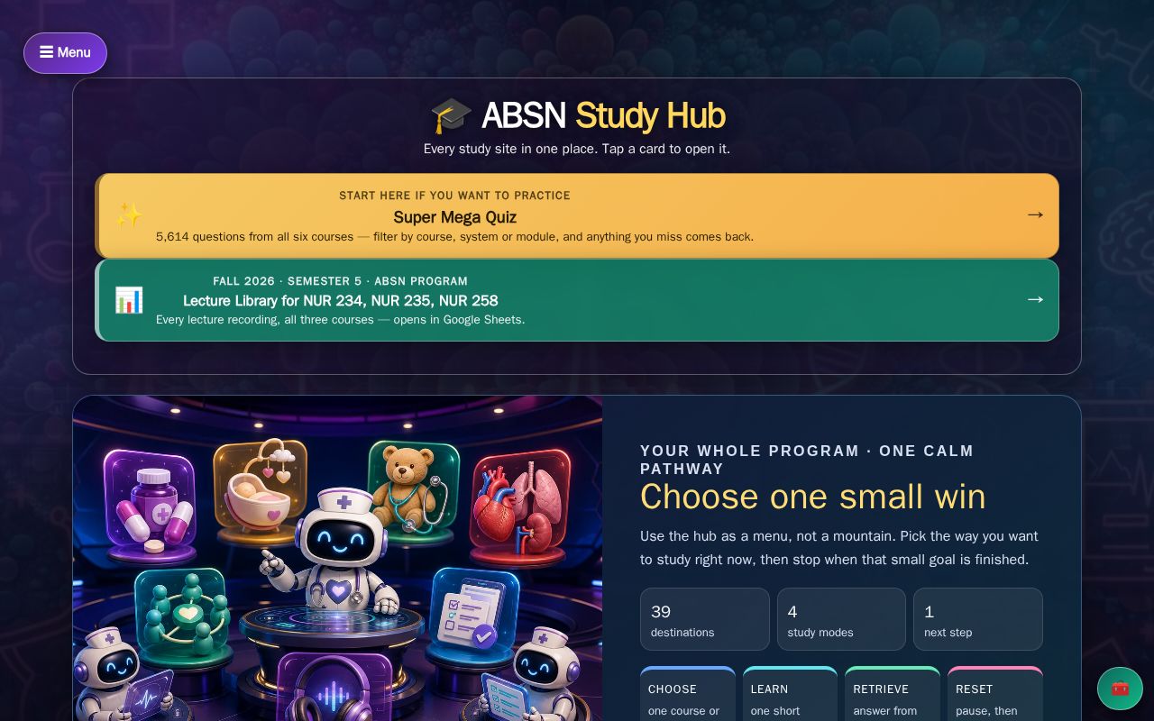 Preview of ABSN Study Hub