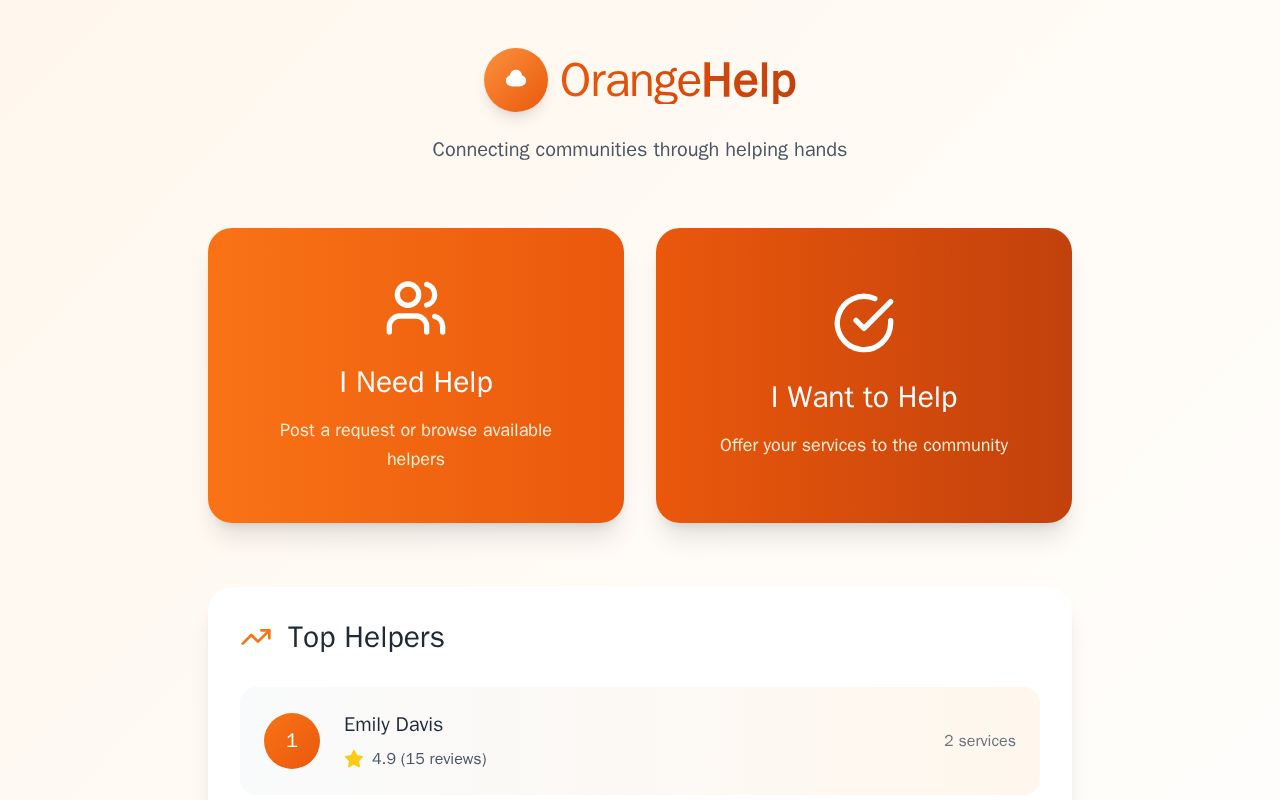 Preview of OrangeHelp