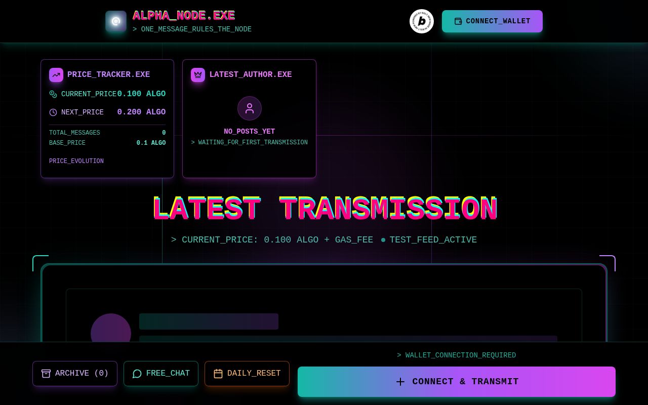 Preview of The Alpha Node