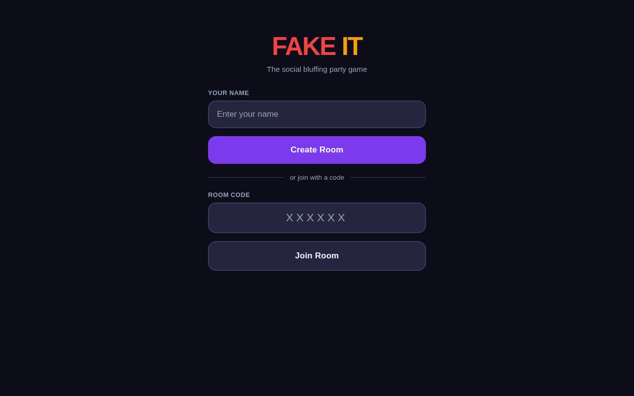 Preview of Fakeitgame Github Io