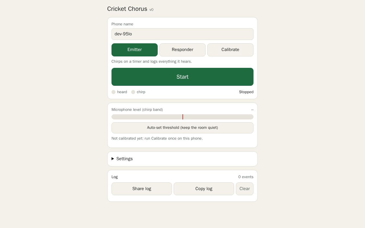 Preview of Cricket Chorus