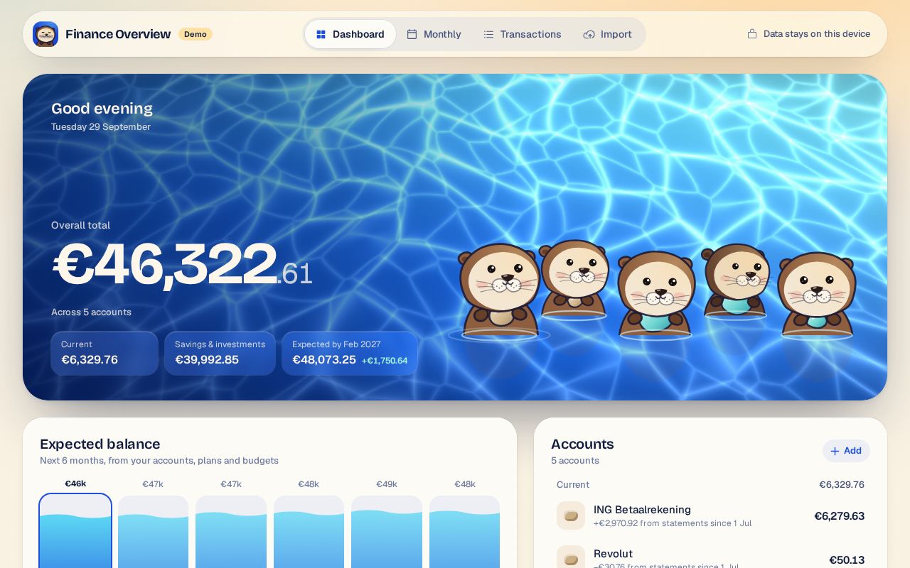 Preview of Finance Overview Lido