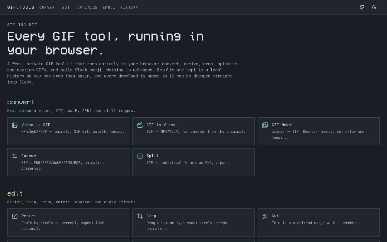 Preview of Gif Tools
