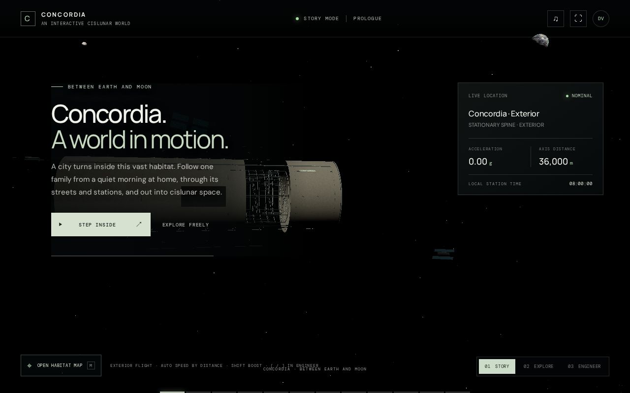 Preview of Concordia Space Habitat