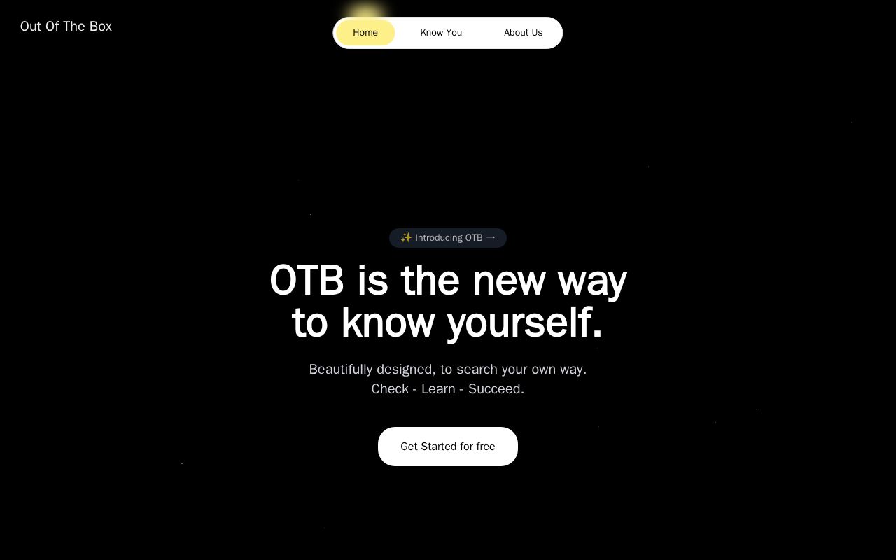 Preview of OTB(Out of the Box)