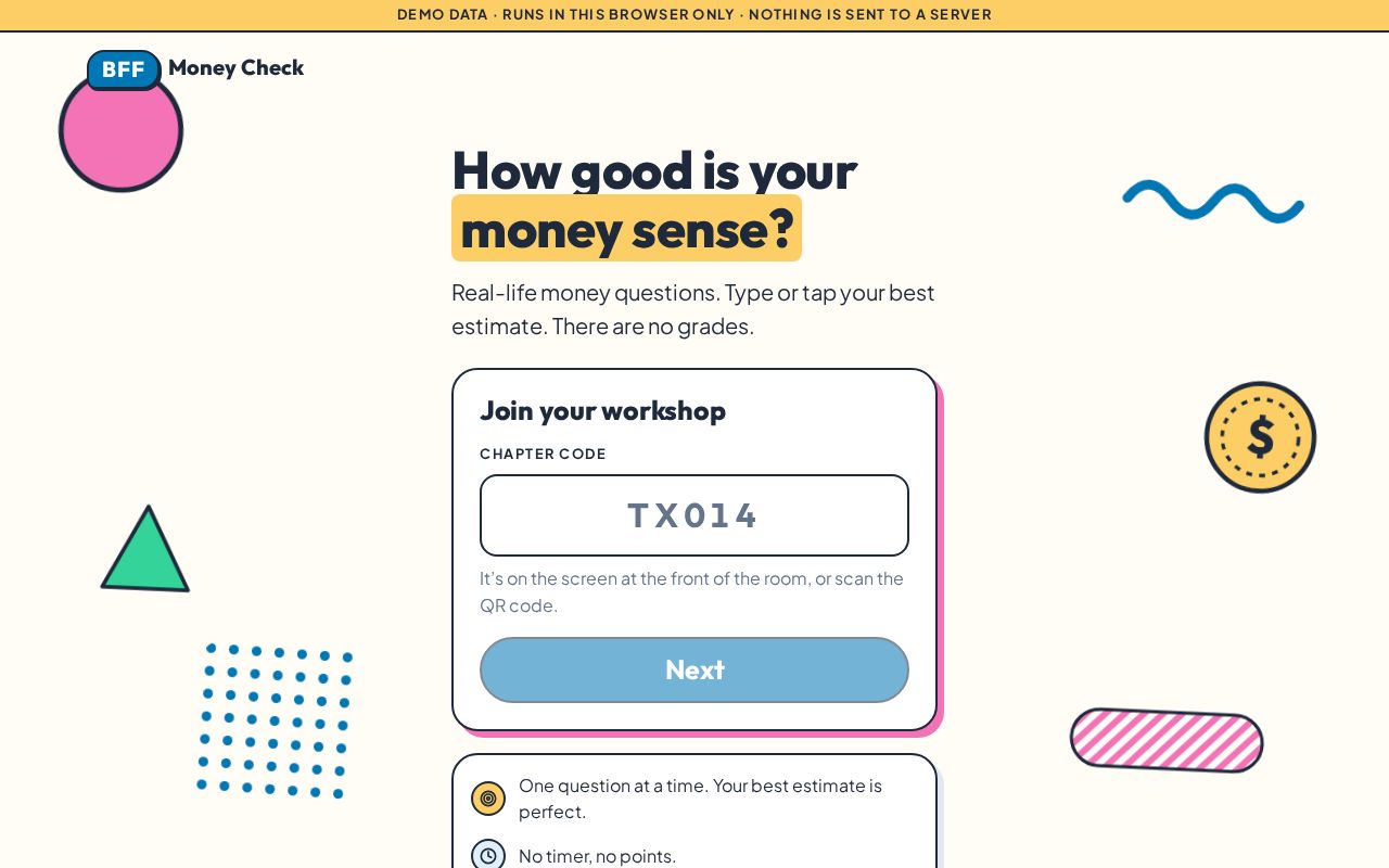 Preview of BFF Cash Compass