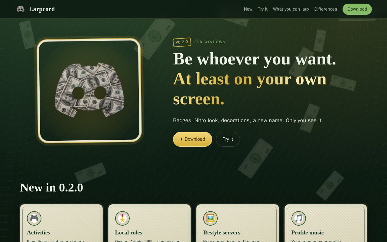 Preview of Larpcord