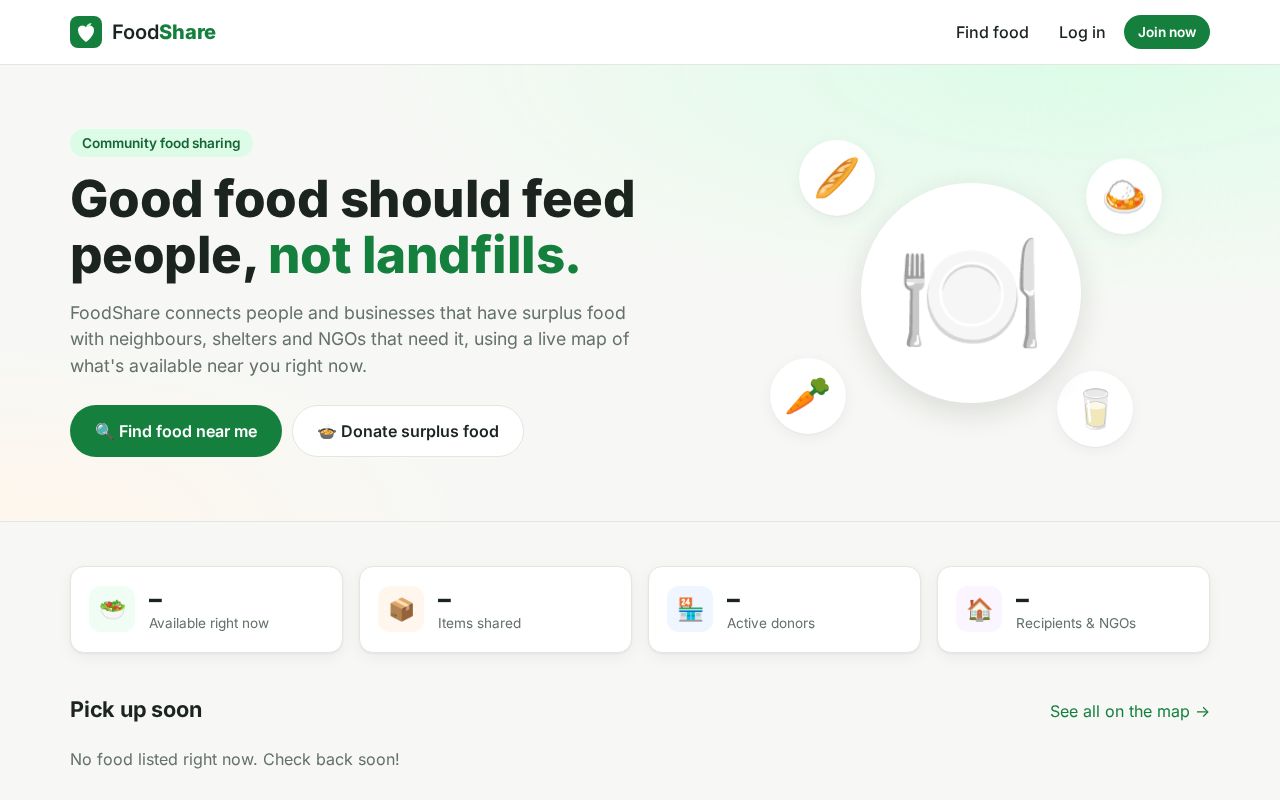 Preview of Community Food Donation Locator Classic