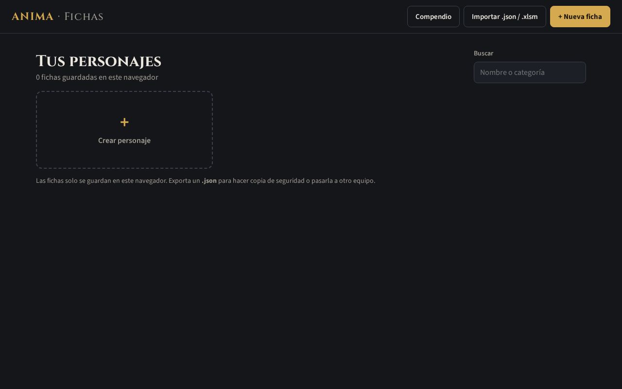 Preview of Fichas Anima