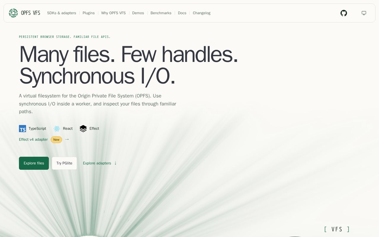 Preview of Opfs Vfs