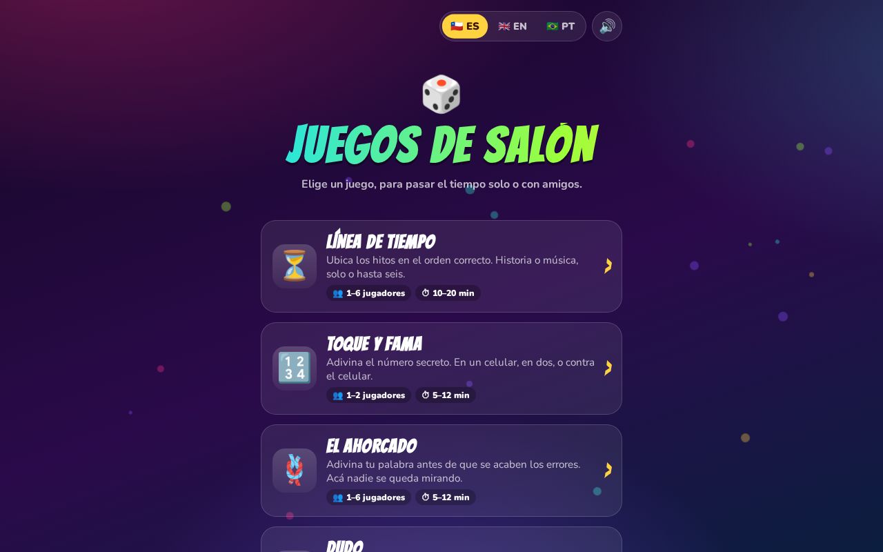Preview of Juegos De Salon