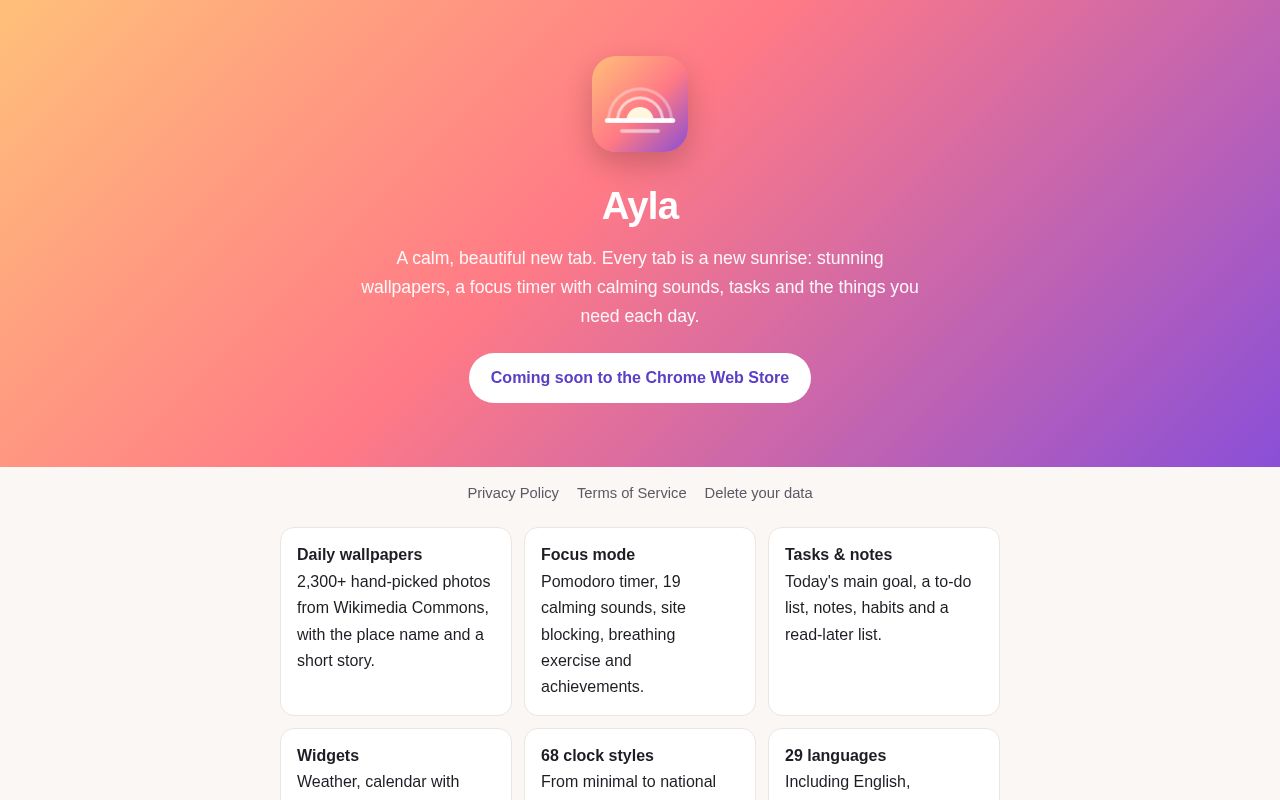 Preview of Ayla Site
