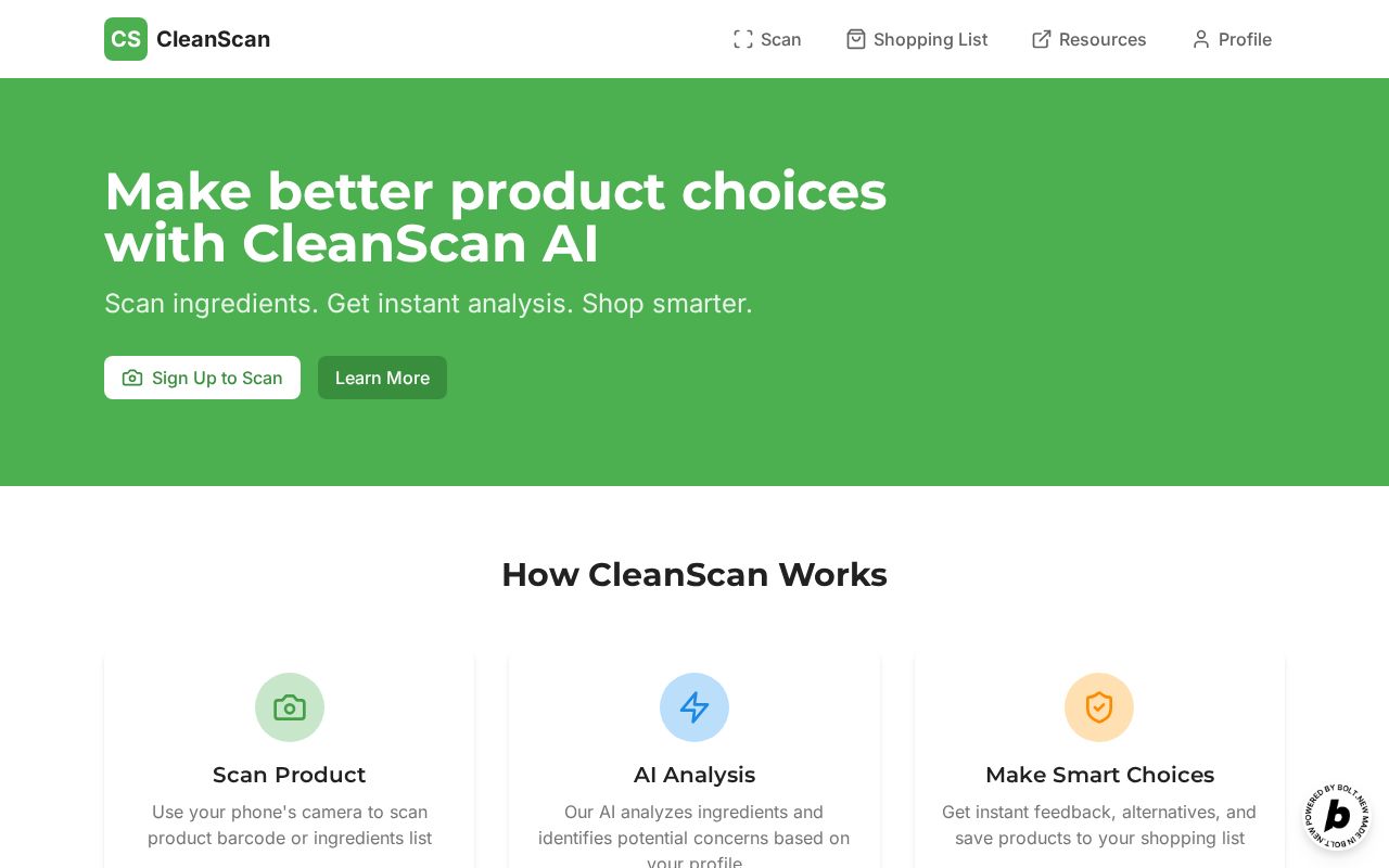 Preview of CleanScan