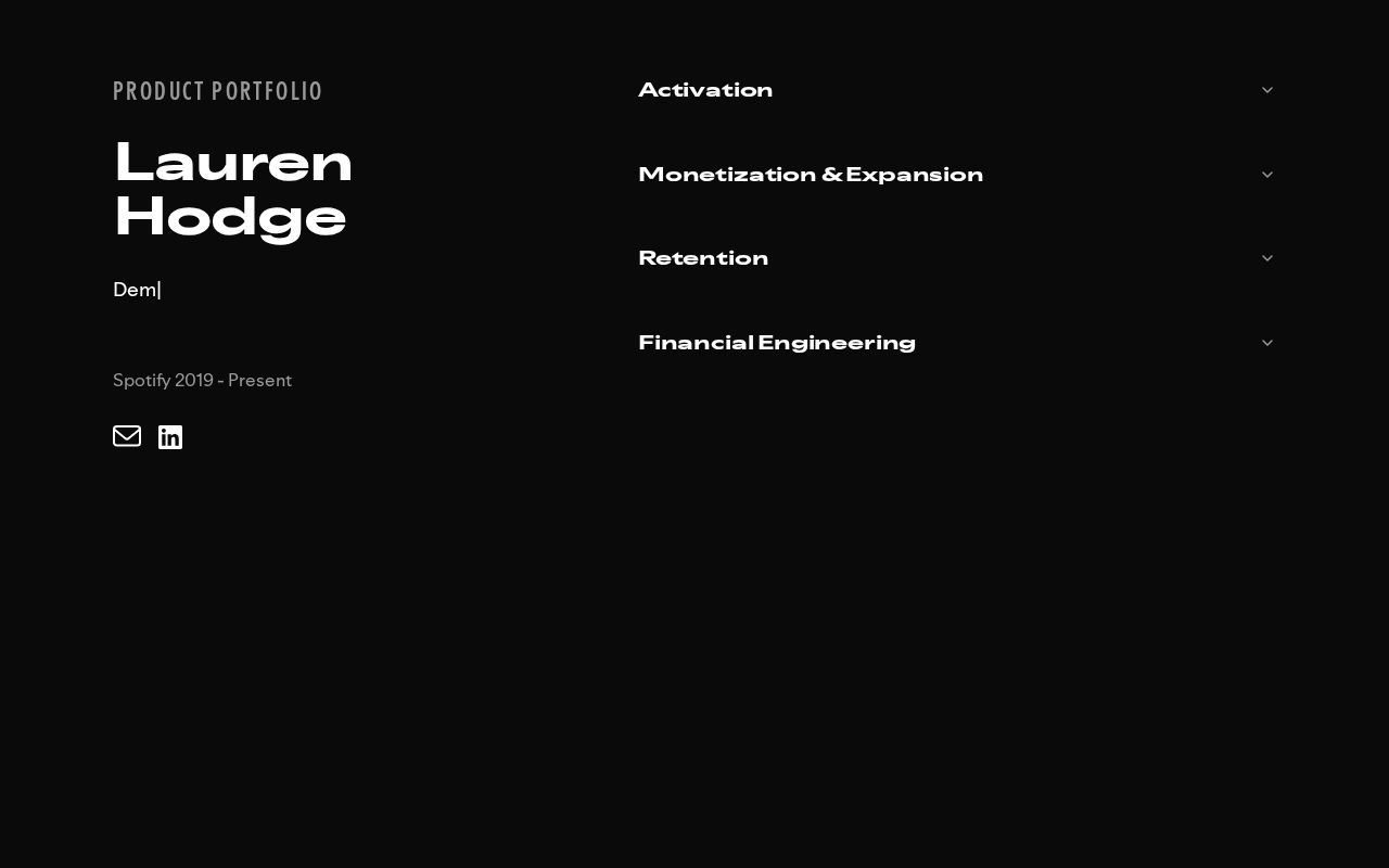 Preview of personal website